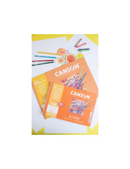 PAPEL DIBUJO BASIK 130GR DIN A3 29,7X42,0 CMS EN MINIPACKS 10 H.