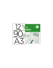PAPEL VEGETAL GUARRO DIN A3 90 GR MINIPACK 12 H. 2