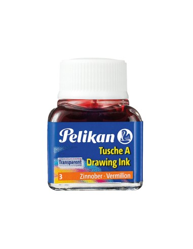TINTA CHINA PELIKAN BERMELLON