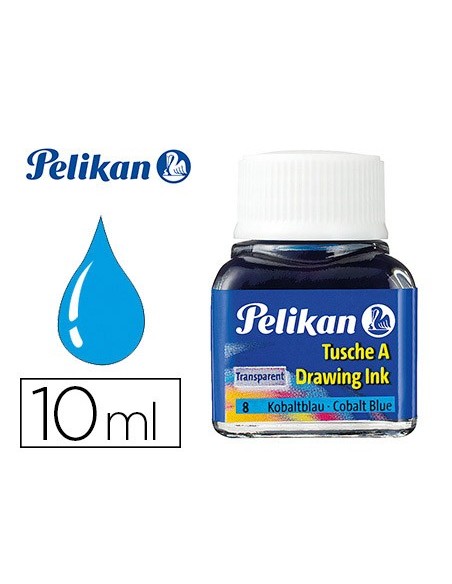TINTA CHINA PELIKAN AZUL COBALTO