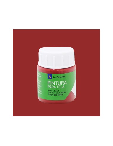 PINTURA TELA LA PAJARITA ROJO INGLES 25 ML