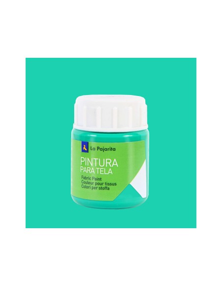 PINTURA TELA LA PAJARITA VER ESMERALDA 25 ML