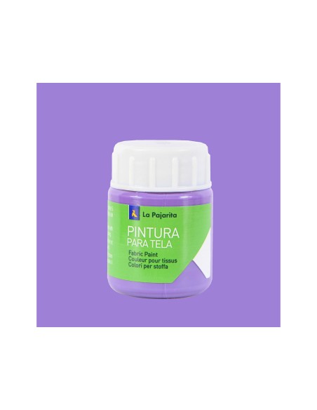 PINTURA TELA LA PAJARITA LILA 25 ML