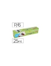 PINTURA TELA LA PAJARITA SET 6 COL.SURT.+ PINCEL 2