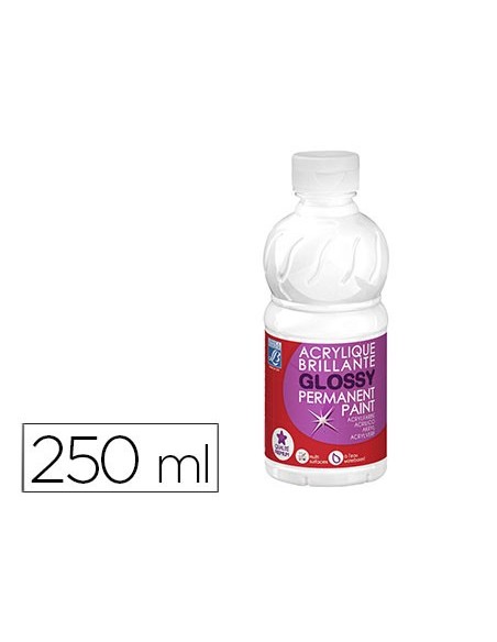 PINTURA ACRILICA L&B BRILLO BLANCO BOTE DE 250 ML