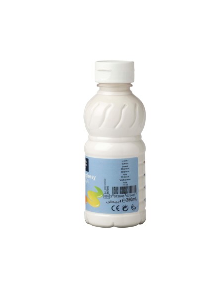 PINTURA ACRILICA L&B BRILLO BLANCO BOTE DE 250 ML