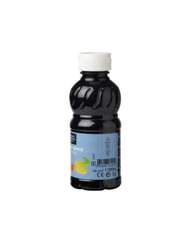 PINTURA ACRILICA L&B BRILLO NEGRO BOTE DE 250 ML