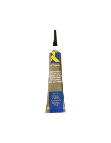 CONTORNO RELIEVE ORO R-1 LA PAJARITA