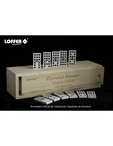 DOMINO MASTER PROFESIONAL 9/9 CAJA MADERA