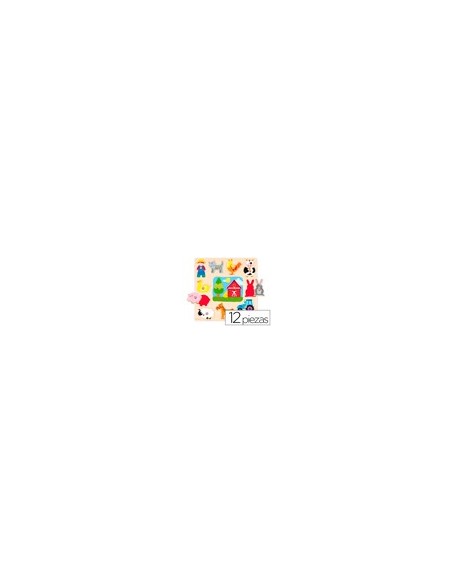 PUZZLE DISET SILUETA GRANJA