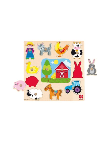 PUZZLE DISET SILUETA GRANJA