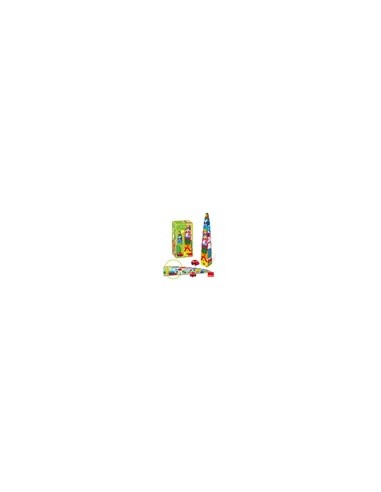PUZZLE DISET CUBOS APILABLES COCHE