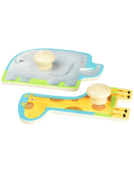 PUZZLE GOULA ANIMALES SELVA 4 PIEZAS