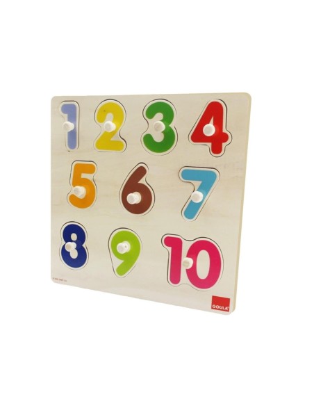 PUZZLE GOULA NUMEROS 10 PIEZAS