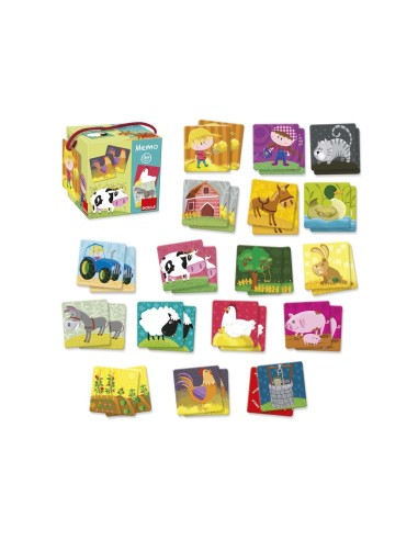 JUEGO DISET DIDACTICO MEMO GRANJA
