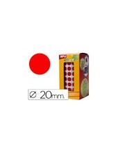 GOMETS APLI ROLLO 59H CIRCULO Ø 20 MM ROJO 1.770 UDS. (04861) 2