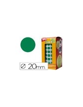 GOMETS APLI ROLLO 59H CIRCULO Ø 20 MM VERDE 1.770 UDS. (04862) 2