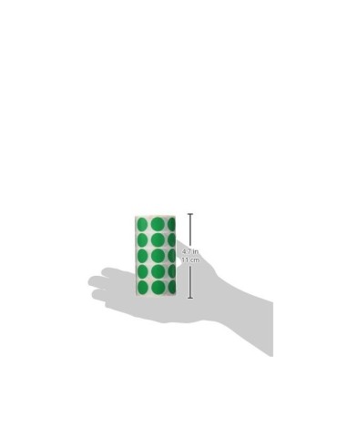 GOMETS APLI ROLLO 59H CIRCULO Ø 20 MM VERDE 1.770 UDS. (04862)
