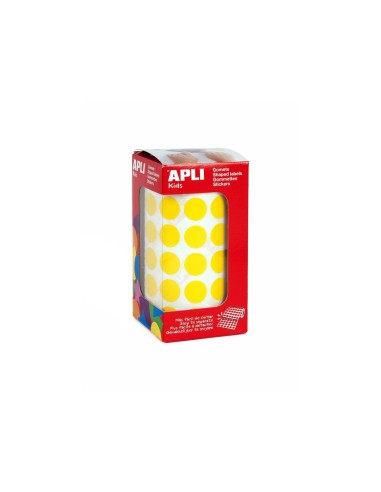 GOMETS APLI ROLLO 59H CIRCULO Ø 15 MM AMARILLO 2.832 UDS. (04855)