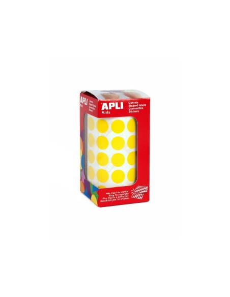 GOMETS APLI ROLLO 59H CIRCULO Ø 15 MM AMARILLO 2.832 UDS. (04855)