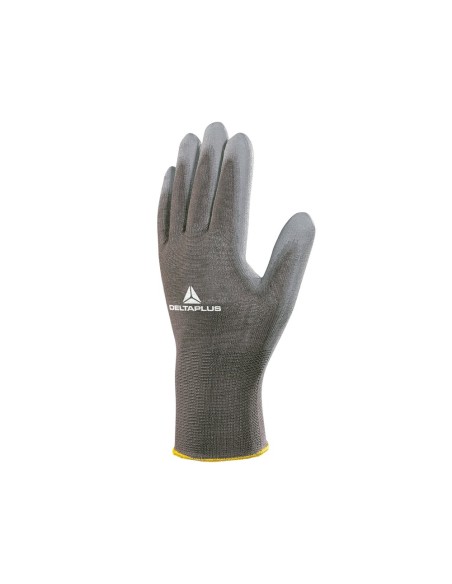 GUANTE POLIESTER ANTIDESLIZANTE LAVABLE ESP. MANUTENCION GRIS T. 7