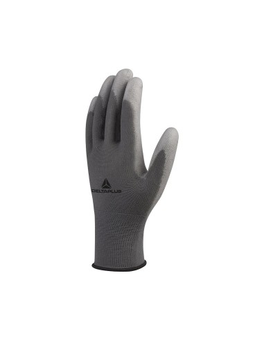 GUANTE POLIESTER ANTIDESLIZANTE LAVABLE ESP. MANUTENCION GRIS T. 7
