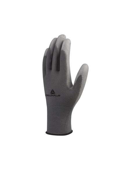 GUANTE POLIESTER ANTIDESLIZANTE LAVABLE ESP. MANUTENCION GRIS T. 7