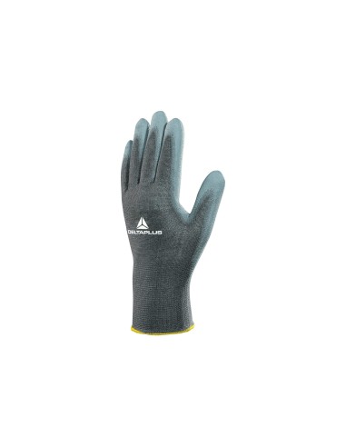 GUANTE POLIESTER ANTIDESLIZANTE LAVABLE ESP. MANUTENCION GRIS T. 9