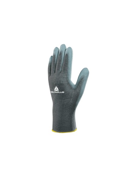 GUANTE POLIESTER ANTIDESLIZANTE LAVABLE ESP. MANUTENCION GRIS T. 9