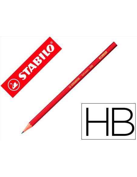 LAPICES GRAFITO STABILO SWANO 306 HB UNIDAD
