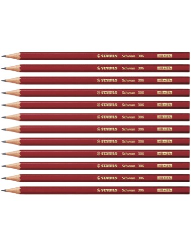 LAPICES GRAFITO STABILO SWANO 306 HB UNIDAD