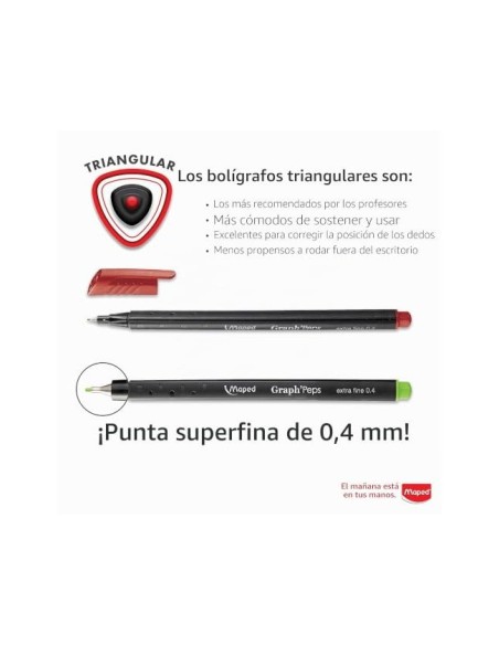 ROTULADOR MAPED PUNTA METAL GRAPH PEPS FINE LINER ESTUCHE 20 COL.SURT