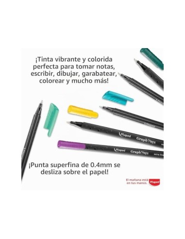 ROTULADOR MAPED PUNTA METAL GRAPH PEPS FINE LINER ESTUCHE 20 COL.SURT