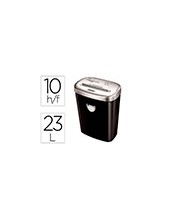 DESTRUCTORA FELLOWES 53C CORTE 10 H.DESTRUYE GRAPAS TARJETAS CD 2