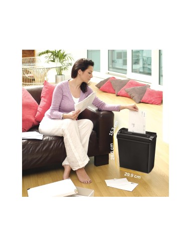 DESTRUCTORA FELLOWES P-25S CAP.CORTE 5H.CORTE EN TIRAS 4701001