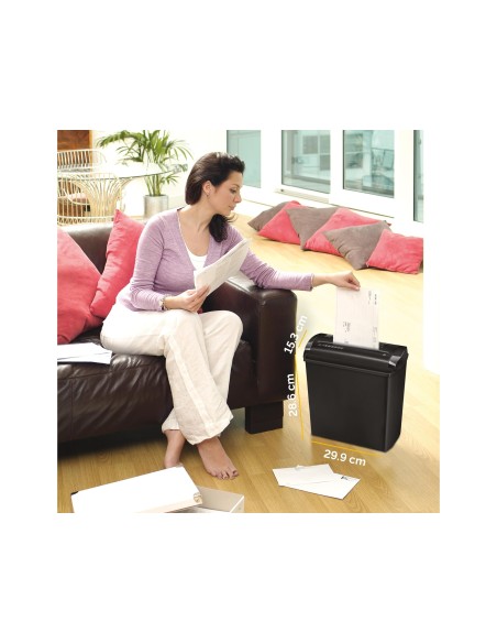 DESTRUCTORA FELLOWES P-25S CAP.CORTE 5H.CORTE EN TIRAS 4701001