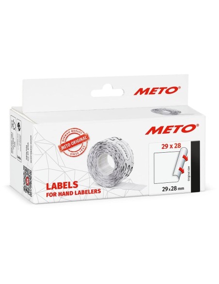 ETIQUETAS ADH. METO 9112782 TROQUELADA 29X28MM BL. 700UD.