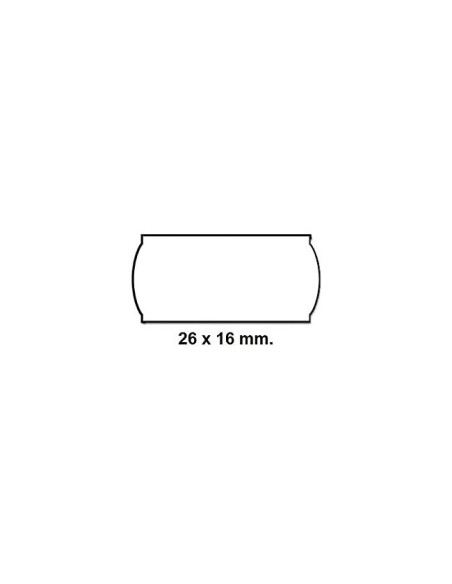 ETIQUETA ADH. METO 9133191 ONDUL. 26x16MM. BL.1200UD.