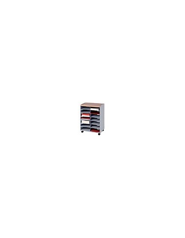 MODULO FAST C/14 C.RUEDAS PIVOTANTES GRIS 699X545X335 MM DC14N.02.23