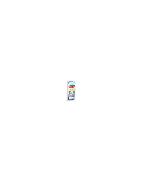 EXPOSITOR MURAL FAST-PAPERFLOWDIN A4 BLANCO 4 CASILLAS 650X290X95 MM
