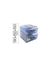 ARCHICUBO 4 CAJONES ORGANIZADOR MODULAR AZ.TPTE.155X155X155MM 2