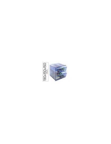 ARCHICUBO 4 CAJONES ORGANIZADOR MODULAR AZ.TPTE.155X155X155MM