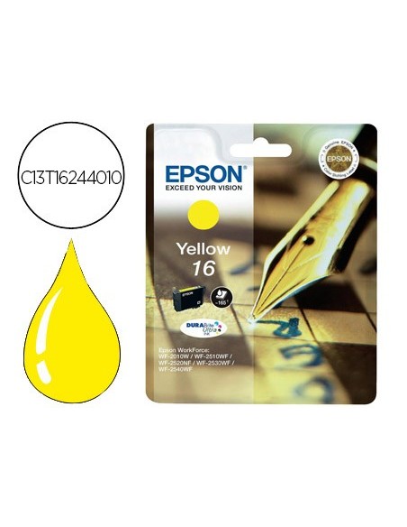 C13T16244010 CARTUCHO EPSON 16 WF2010W WF2510WF WF2520NF AM.175PG.
