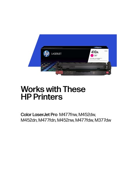 CF413A TONER HP Nº 410A MAG. 2300 PG.