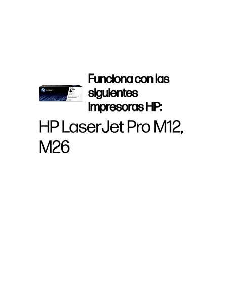 CF279A TONER HP Nº 79A NG. 1000 PG.