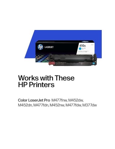 CF411A TONER HP Nº 410A CIAN 2300 PG.