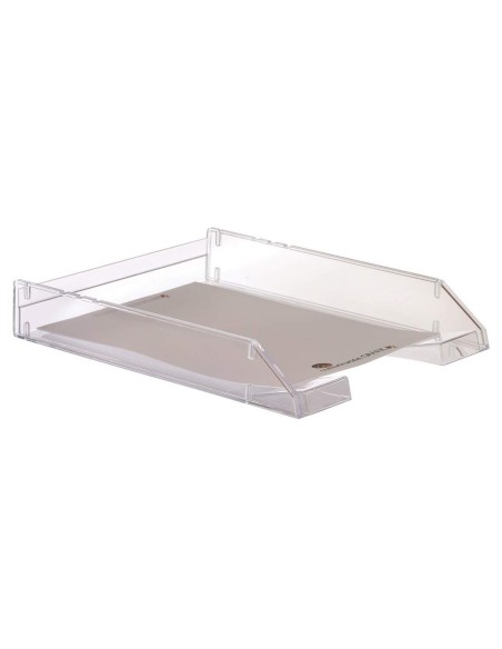 BANDEJA SOBREMESA ARCHIVO 2000 PLASTICO TPTE. CRISTAL 340X260X60 MM