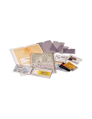 FUNDA PORTADOCUMENTO ESSELTE PLASTICO TPTE.140 MICRAS  67X99 MM