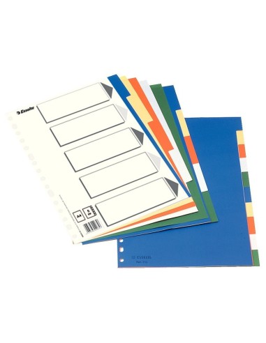 SEPARADOR ESSELTE PLASTICO JUEGO 5 SEPARADORES FL.5 MULTITALADRO