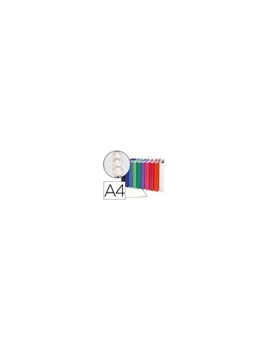 CARPETA 4A 30MM REDONDAS EXACOMPTA A4 CARTON FORRADO COL.SURT.